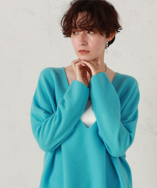 「NOLLEY'S」 長袖ニット 38 ベビーピンク レディース_画像8