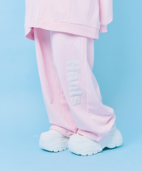 Hauls スウェットパンツ ジャージ ネ申ロゴすうぇっとパンツ