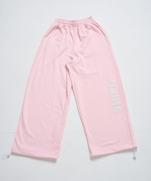 Hauls ワイドパンツ スウェットパンツ ジャージ ネ申ロゴすうぇっと