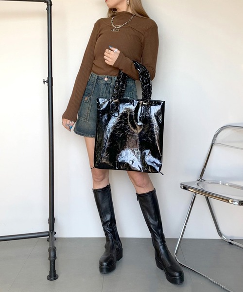 「non-hedge」 トートバッグ FREE ブラック レディース_画像3