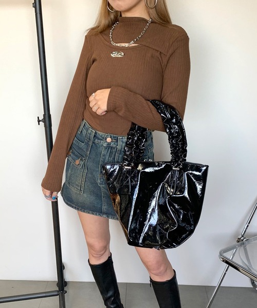 「non-hedge」 トートバッグ FREE ブラック レディース_画像4