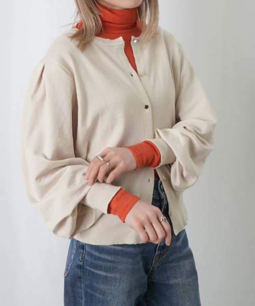 「LUCA/LADY LUCK LUCA」 カーディガン FREE アイボリー レディース_画像2