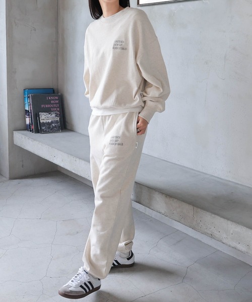 「ANME」 スウェットカットソー X-LARGE ブラック レディース_画像9