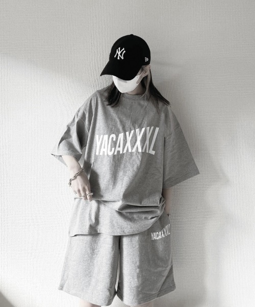 「YACA」 ハーフパンツ FREE アッシュグレー レディース_画像4