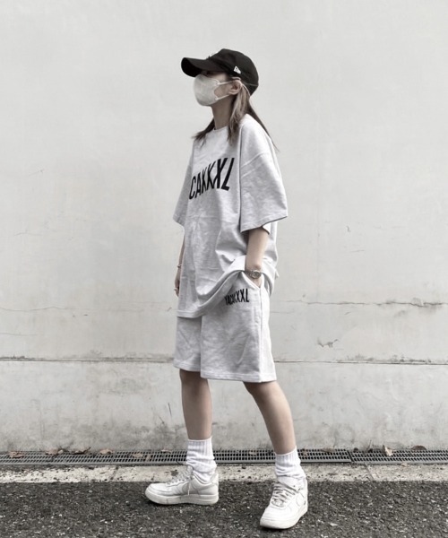 「YACA」 ハーフパンツ FREE アッシュグレー レディース_画像6