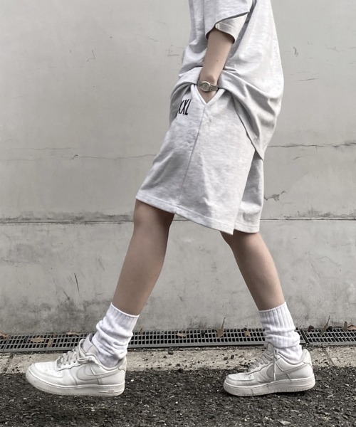 「YACA」 ハーフパンツ FREE アッシュグレー レディース_画像7