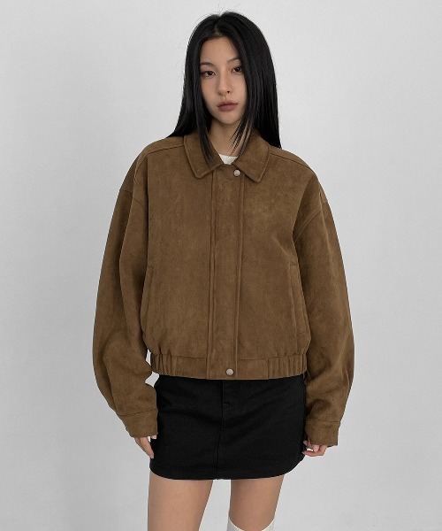 「BLACKUP」 ブルゾン ONESIZE ベージュ レディースの画像