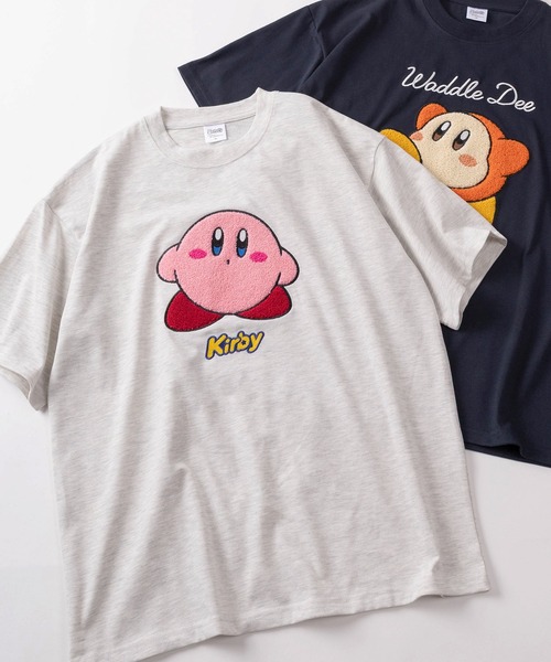 tシャツ 「71」星のカービィ ワドルディ サガラ刺繍 クルーネックT