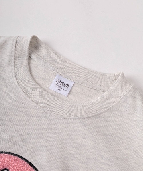 tシャツ 半袖 「71」星のカービィ ワドルディ サガラ刺繍 クルーネック