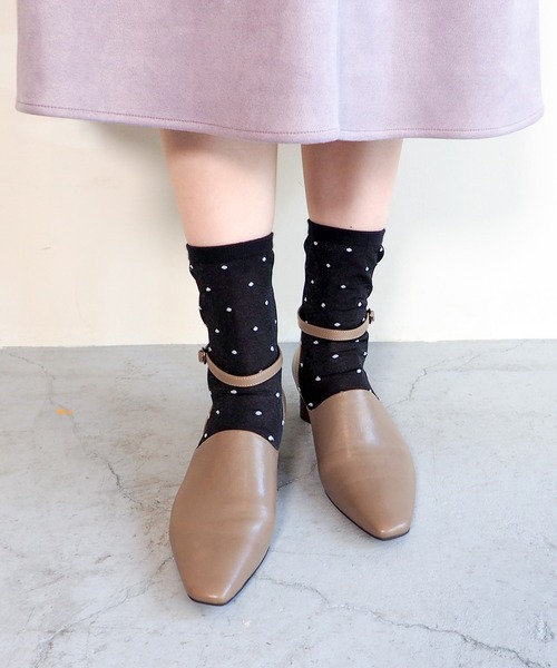 「cava cava」 パンプス 24cm ブラック レディース_画像4