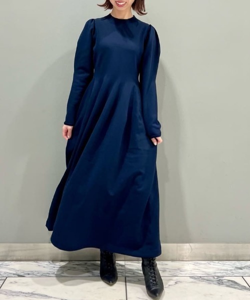 JILL STUART（ジルスチュアート） 長袖ワンピース 2 ネイビー