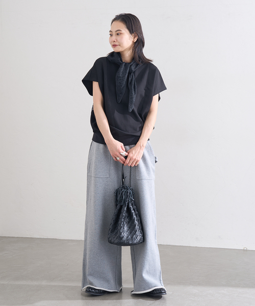 LAYAS tシャツ 半袖 「LAYAS/レイヤーズ」BACK LACE N/S P/O