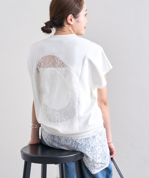LAYAS tシャツ 半袖 「LAYAS/レイヤーズ」BACK LACE N/S P/O