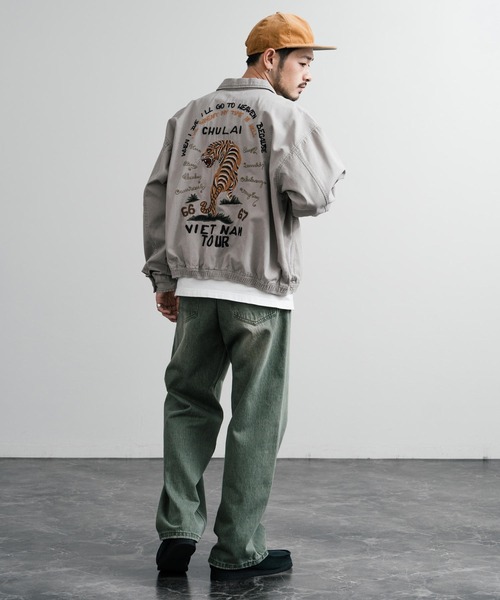 「KRIFF MAYER」 ブルゾン M グレー メンズ_画像5