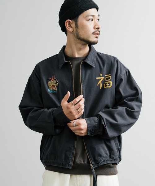 「KRIFF MAYER」 ブルゾン M グレー メンズ_画像6