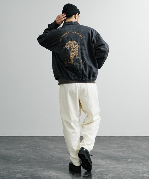 「KRIFF MAYER」 ブルゾン M グレー メンズ_画像9