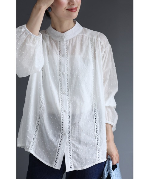 「CAWAII」 長袖ブラウス FREE ホワイト レディース_画像3