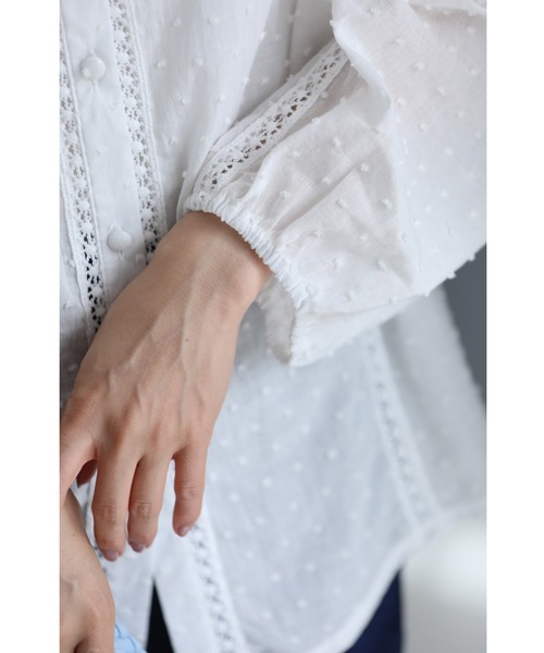 「CAWAII」 長袖ブラウス FREE ホワイト レディース_画像9