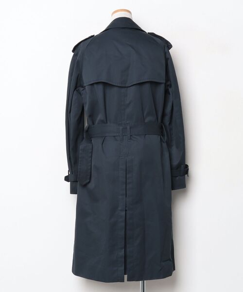 「LITHIUM HOMME」 トレンチコート 42 ネイビー メンズ_画像2