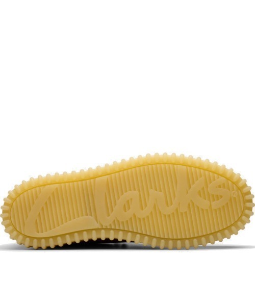 「Clarks」 ハイカットスニーカー 25.5cm ブラック メンズの画像