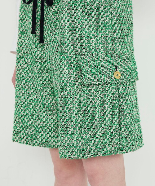 パンツ GREEN TWEED ショートパンツ レディースの画像