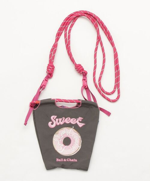 「Ball&Chain」 ショルダーバッグ S チャコール レディース_画像6