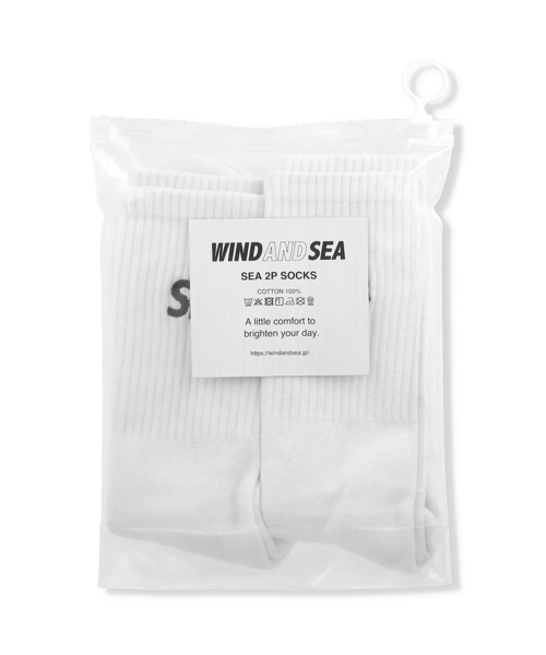 WIND AND SEA（ウィンダンシー） 靴下 SEA 2P SOCKS メンズ レディース