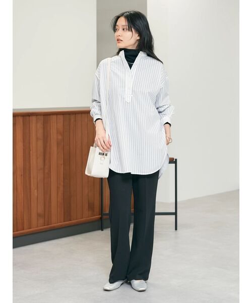 「AMERICAN HOLIC」 長袖ブラウス M ブルー レディース_画像7