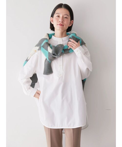 「AMERICAN HOLIC」 長袖ブラウス M ブルー レディース_画像9