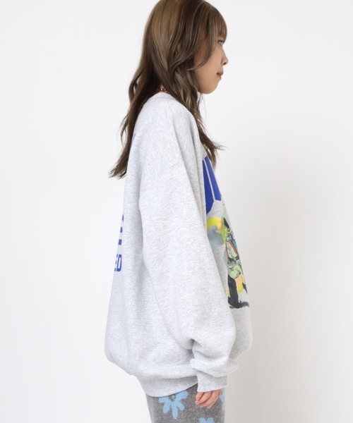 「RNA」 スウェットカットソー MEDIUM アッシュグレー レディース_画像7