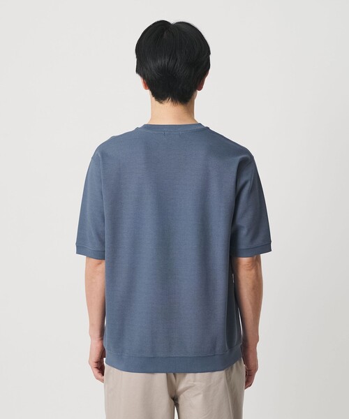 tシャツ ライト ダブルフェイス ジオメ クルーネック Tシャツ 抗菌防臭 メンズの画像