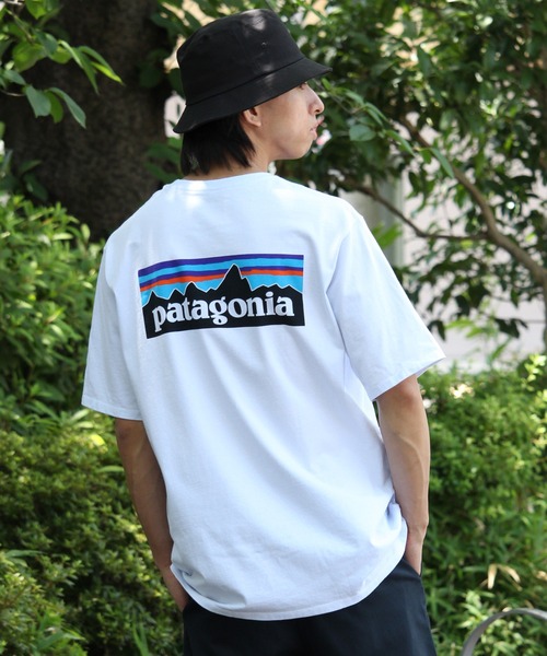 patagonia（パタゴニア） 半袖Tシャツ S ホワイト メンズ : ZOZOTOWN