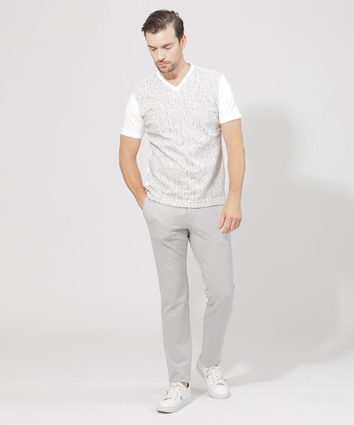 「EPOCA UOMO」 パンツ 46 グレー メンズ_画像6