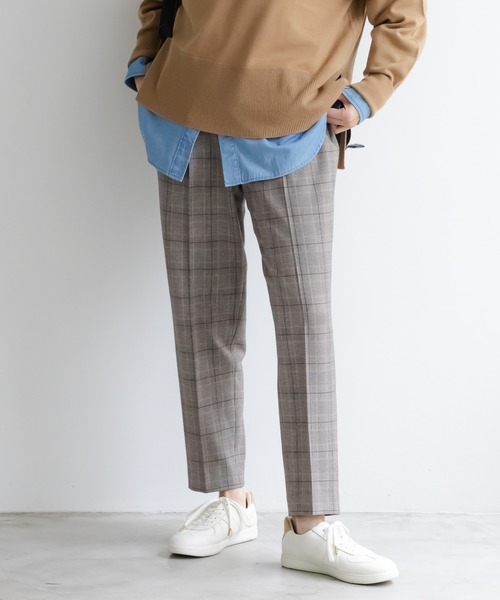 「Elura」 スラックス MEDIUM ライトグレー レディース_画像6