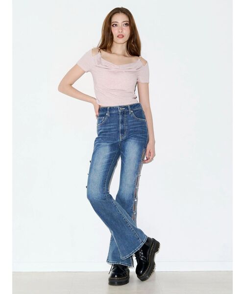 EVRIS（エヴリス） ジーンズ デニム デニムパンツ 「再入荷！」サイド