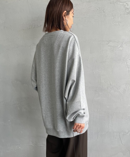 「UNIVERSAL OVERALL」 スウェットカットソー X-LARGE ブラウン レディース_画像8