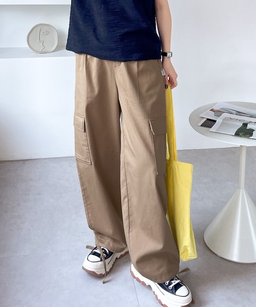 「Java」 カーゴパンツ LARGE ブラック レディース_画像2