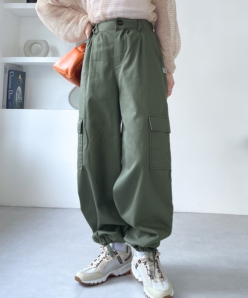 「Java」 カーゴパンツ LARGE ブラック レディース_画像4