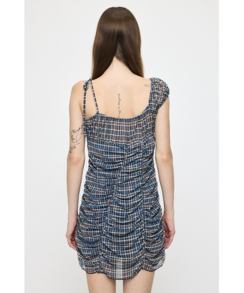 MOUSSY（マウジー） ワンピース ASYMMETRY GATHER ミニドレス