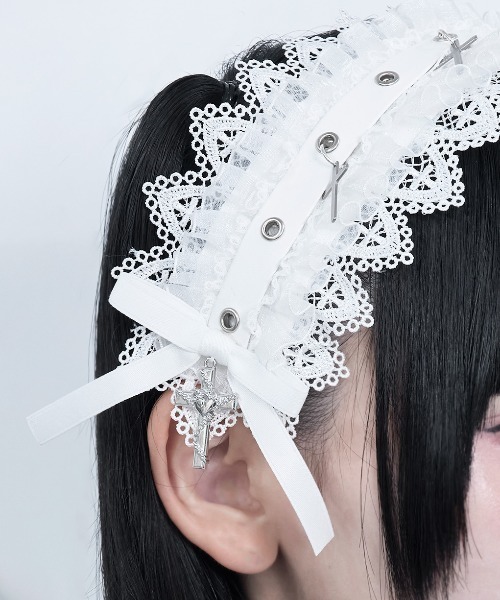 mine by LAFARY クロスレースヘッドドレス : ZOZOTOWN Yahoo!店 - 通販