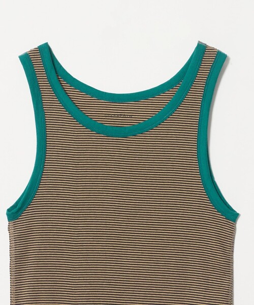 6 タンクトップ ノースリーブ 「別注」「OVERNEATH for 6」RIB TANK092