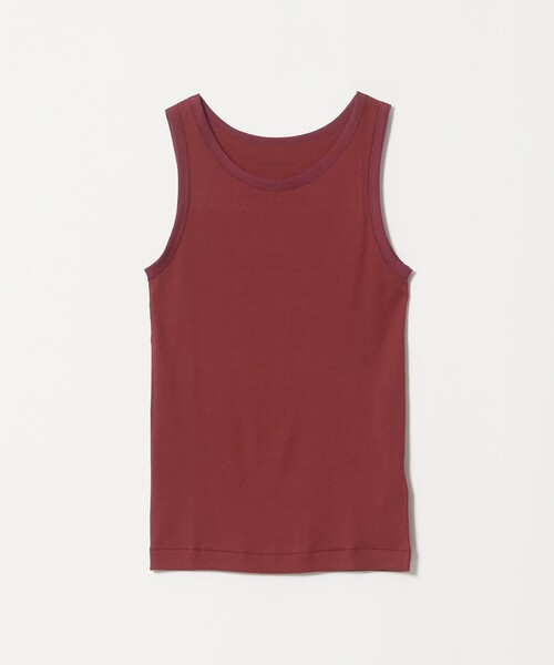 6 タンクトップ ノースリーブ 「別注」「OVERNEATH for 6」RIB TANK092