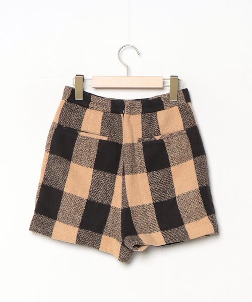 Her lip to チェック柄ショートパンツ S ベージュ レディース