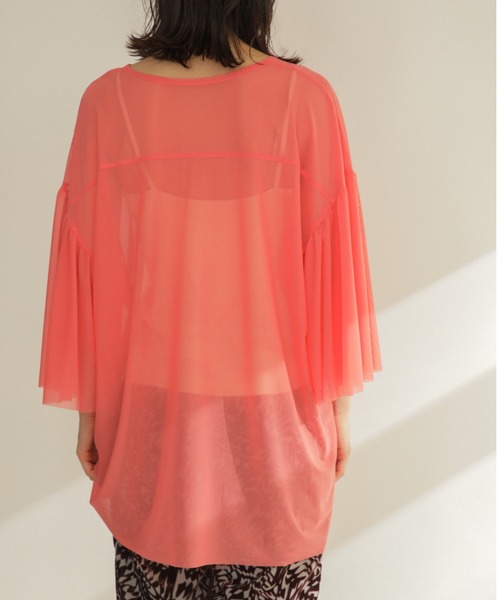「CREOLME」 7分袖カットソー ONE SIZE ピンク レディース_画像8