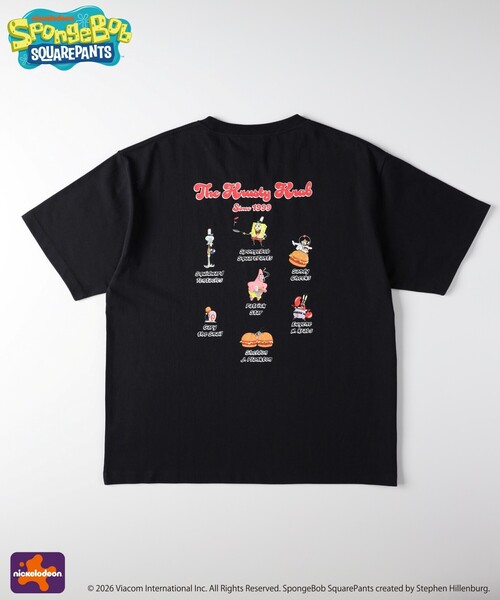 Right-on（ライトオン） tシャツ 半袖 「スポンジ・ボブ」プリントT 