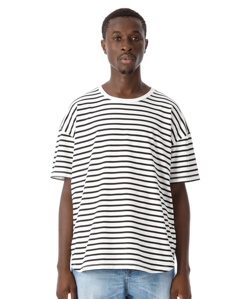 DAILY STANDARD by SANDINISTA tシャツ Cadet Easy Fit Round Border