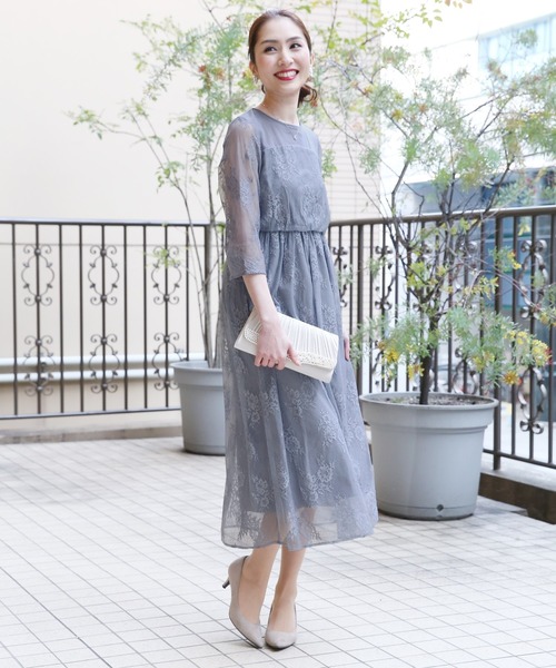 爆安プライス ドレス 総レースロングワンピース ドレス パーティドレス Zozotown Paypayモール店 通販 Paypayモール 最新コレックション Abmicse Org