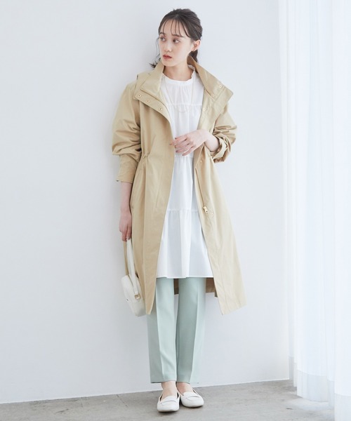 470 ガーメント/綿ナイロン/visvim/2/ドローコード/日本製/ベージュ ROPE／吸湿発熱】WINDSTOPPER ギャザーブルゾン|B2JEBS51|Go to by