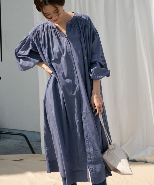 ワンピース コットンボイルギャザーワンピース Zozotown Paypayモール店 通販 Paypayモール