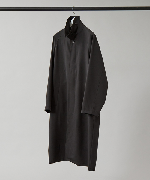 MYSELF ABAHOUSE 黒 ダブルブレスト ロングコート MYSELF ABAHOUSE 黒 ダブルブレスト ロングコート